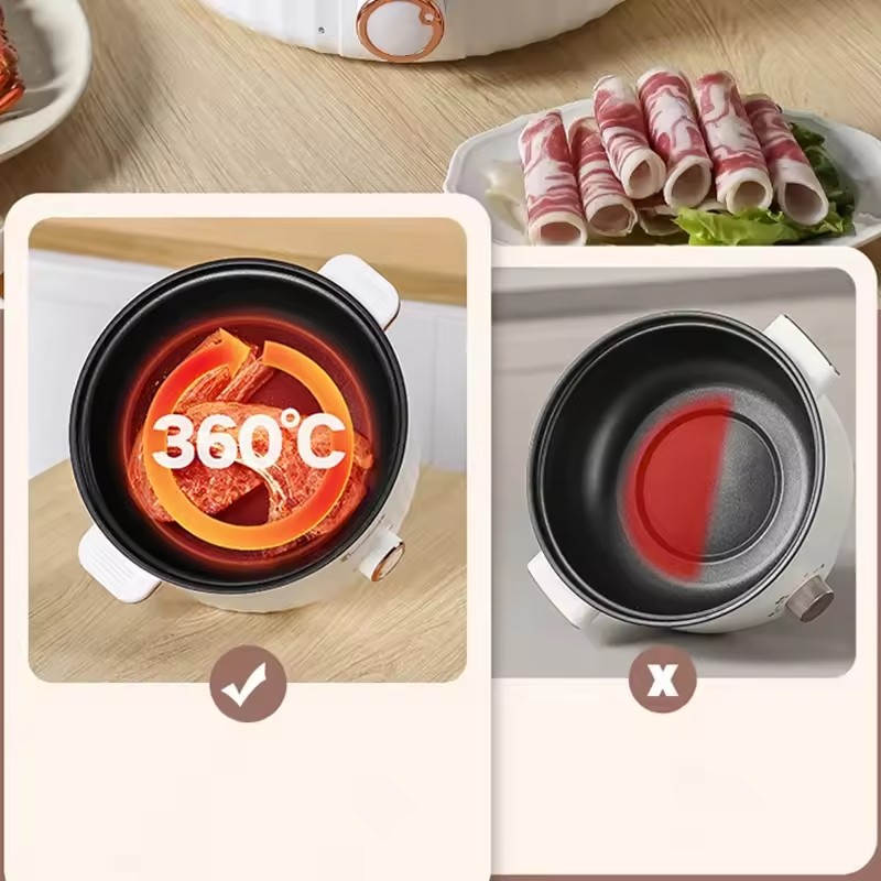 หม้อไฟฟ้าพกพาอเนกประสงค์ หม้อส - Home Cooking Cookbook บทวิจารณ์และราคา