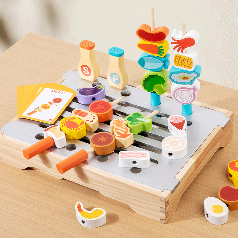 ของเล่นเตาย่างบาร์บีคิวไม้เลีย - Home Cooking Cookbook บทวิจารณ์และราคา