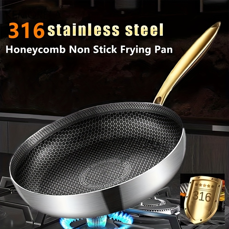 กระทะทอดสแตนเลส 316 แบบไม่ติดก - Home Cooking Cookbook บทวิจารณ์และราคา