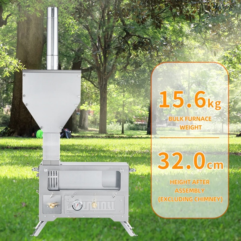 เตาเผาไม้แบบพกพาสำหรับใช้งานกล - Home Cooking Heater บทวิจารณ์และราคา